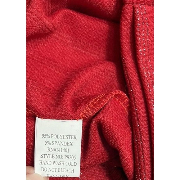 Unbranded Women Slimming Skinny Pants Size S Color Red - Picture 7 of 13